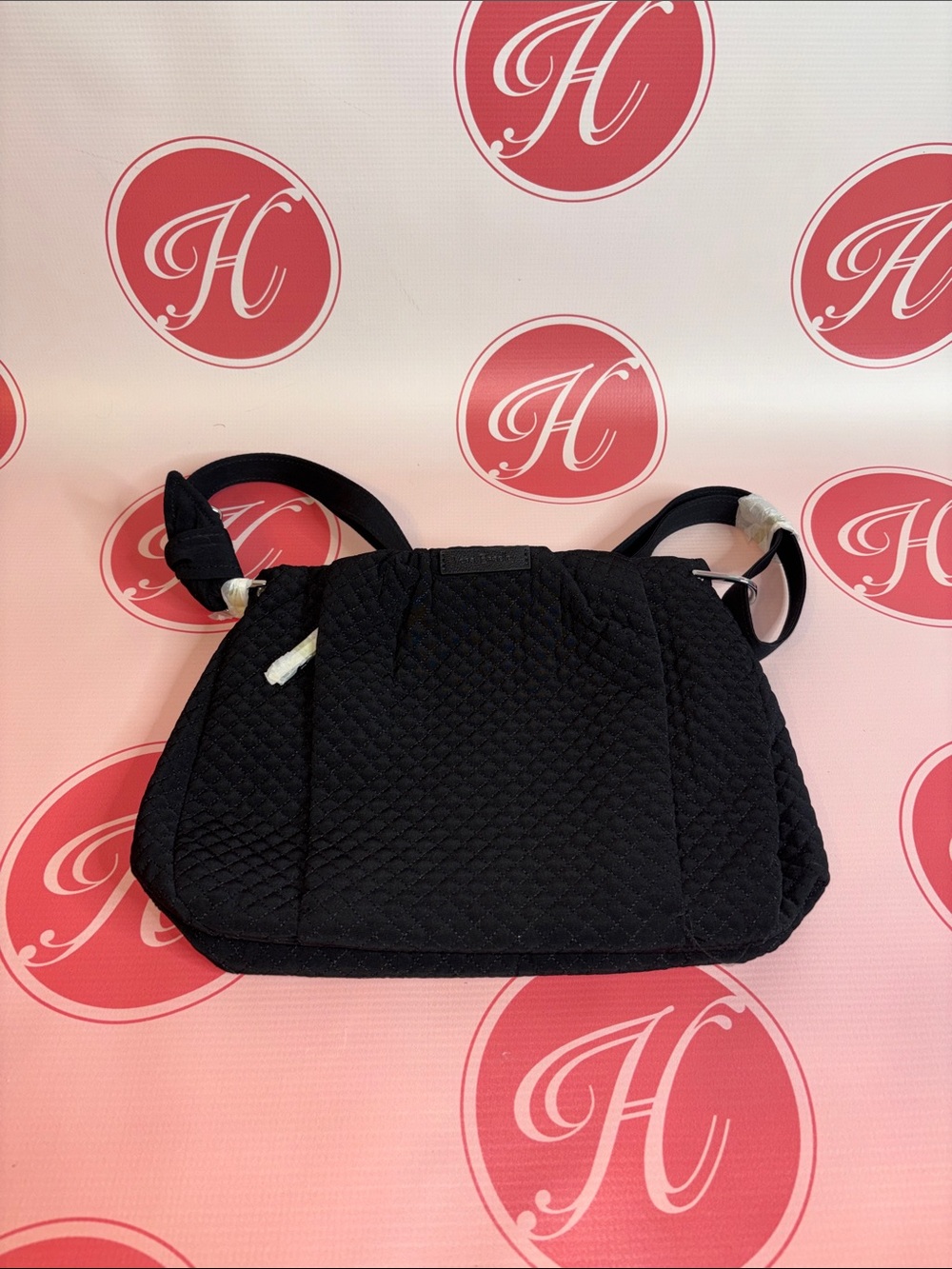 Vera Bradley Black Crossbody Bag with Elegant Design